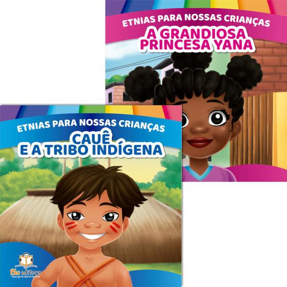 Kit 2 Livros Infantis Etnias Para Nossas Crianças - Outros Livros ...