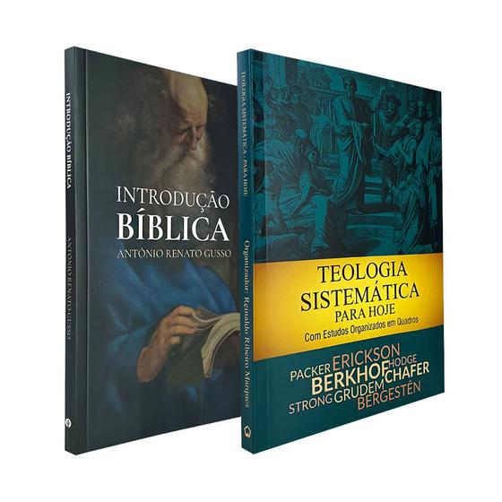 Imagem de Kit 2 Livros  Introdução Bíblica + Teologia Sistemática Para Hoje