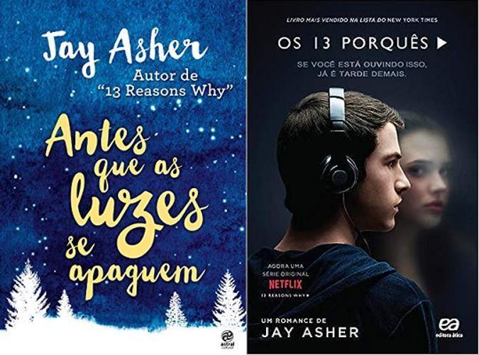 Imagem de Kit 2 Livros Jay Asher Os 13 Porquês + Antes Que As Luzes Se