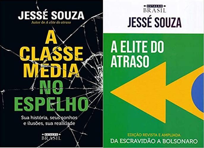 Imagem de Kit 2 Livros Jesse Souza Classe Média Espelho + Elite Atraso