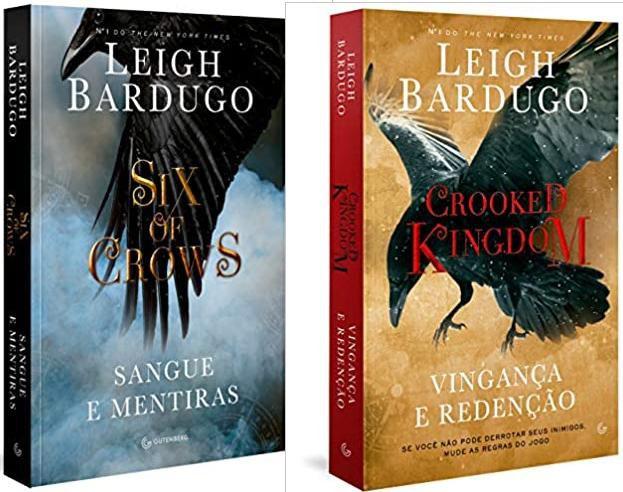 Imagem de KIT 2 LIVROS  Leigh Bardugo Six of crows Sangue e mentiras + Crooked Kingdom Vingança e Redenção