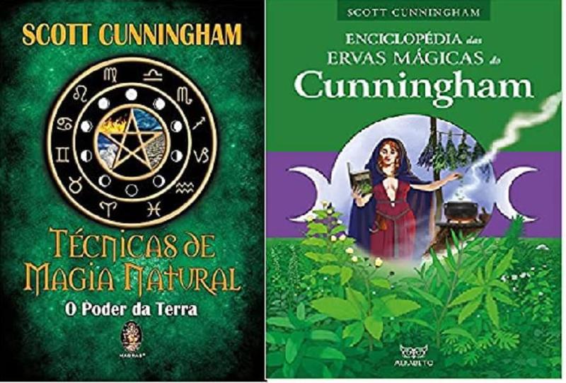 Imagem de Kit 2 Livros Scott Cunningham Magia Natural + Enciclopédia - Madras