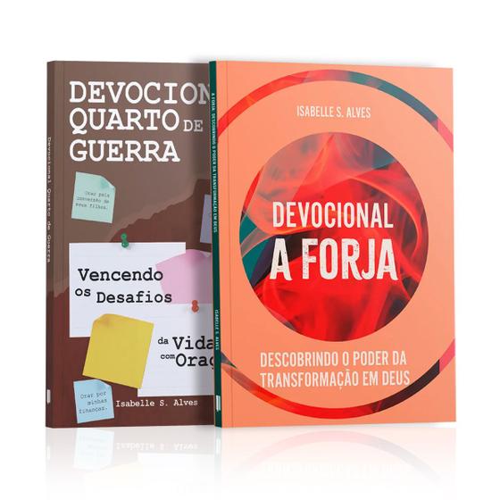 Imagem de Kit 2 Livros - Vidas Forjadas na Fé  Devocional A Forja e Devocional Quarto de Guerra