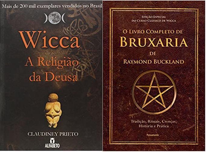 Imagem de KIT 2 LIVROS Wicca a Religião da Deusa + O Livro Completo de Bruxaria de Raymon Buckland