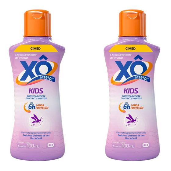 Imagem de Kit 2 Loção Repelente de Insetos Xô Inseto Kids 100ml