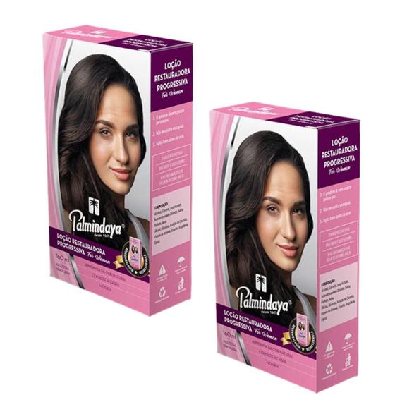 Imagem de Kit 2 Loção Restauradora Feminina Rosa 160Ml - Palmindaya