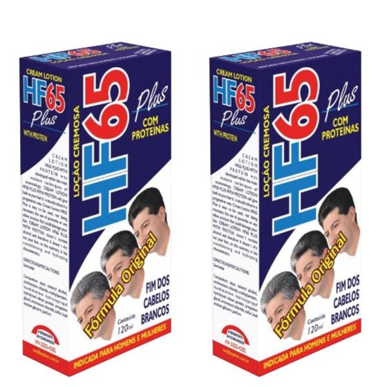 Imagem de Kit 2 Loção Restauradora HF65 Plus Unissex 120Ml - Pepilon