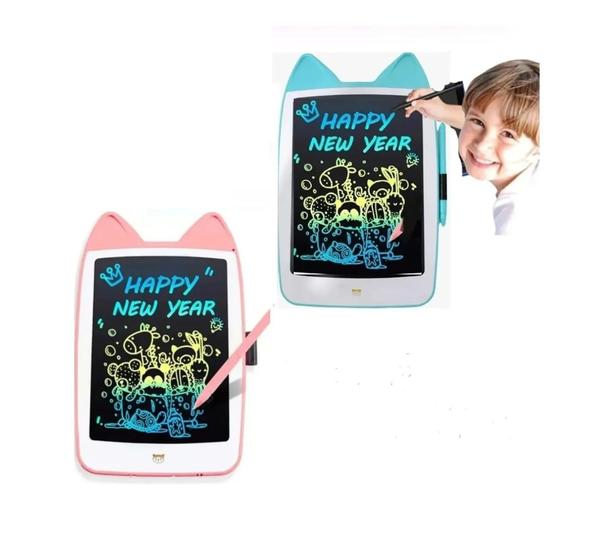 Kit 2 Lousa Digital 10.5 Lcd Tablet Infantil P/escrever E Desenho Gato Menor preço em Kit 2 Lousa Digital 10.5 Lcd Tablet Infantil P/escrever E Desenho Gato
