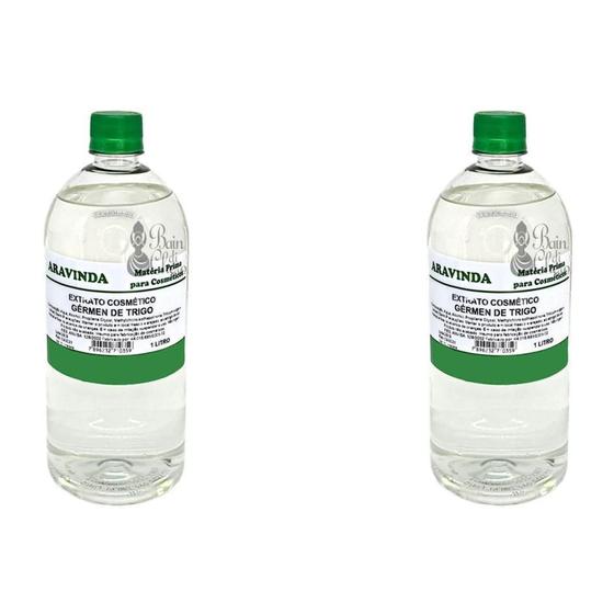 Imagem de Kit 2 Lts Extrato Gérmen De Trigo Para Cosmético, Shampoo