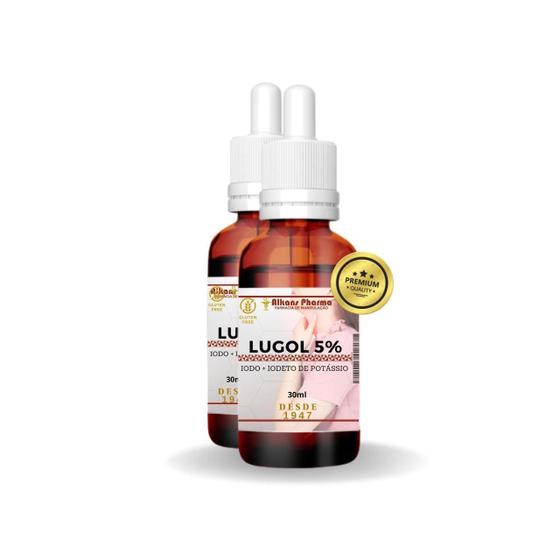 Imagem de Kit 2 Lugol 5% 30 Ml