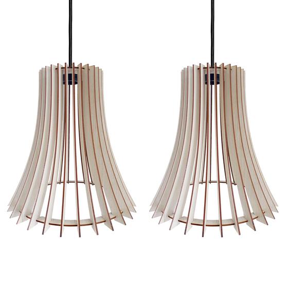 Kit 2 Luminária De Teto Para Áreas Internas Recepção Escritório