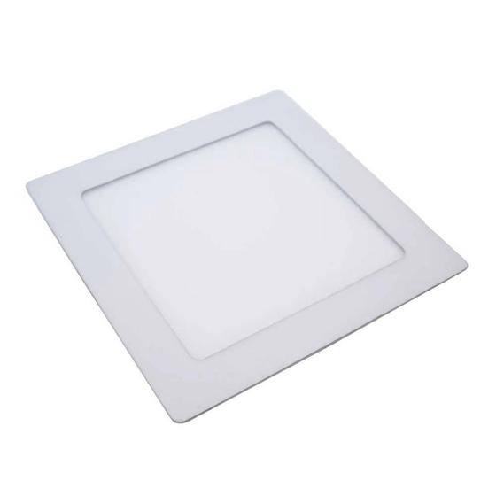 Imagem de Kit 2 Luminaria Embutir Led Quadrado 24W 3000K Slim Avant