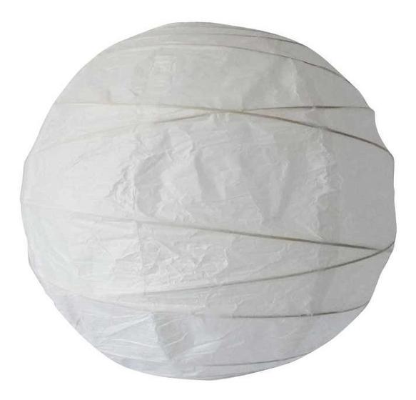 Kit 2 Luminária Japonesa Branca Oriental Festa Decorar 40cm BK