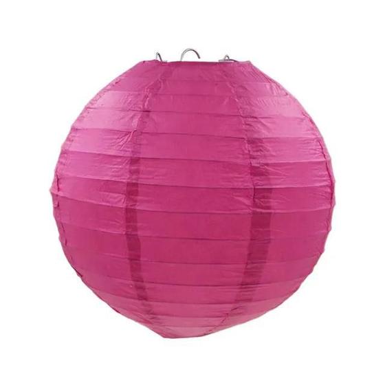 Imagem de Kit 2 Luminária Japonesa Papel 60 cm Vermelho Roxo (Purple Red)