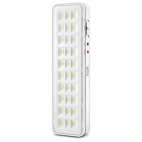 Imagem de Kit 2 Luminárias De Emergência 30 Leds 2W Bivolt Elgin