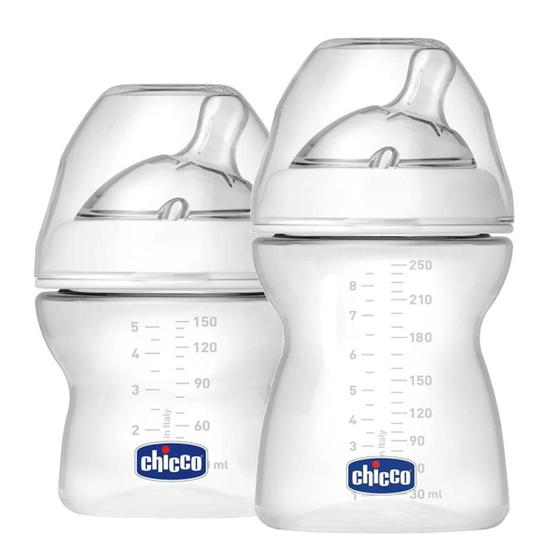 Imagem de Kit 2 Mamadeira Chicco Step Up 150/250Ml Transparente Neutra