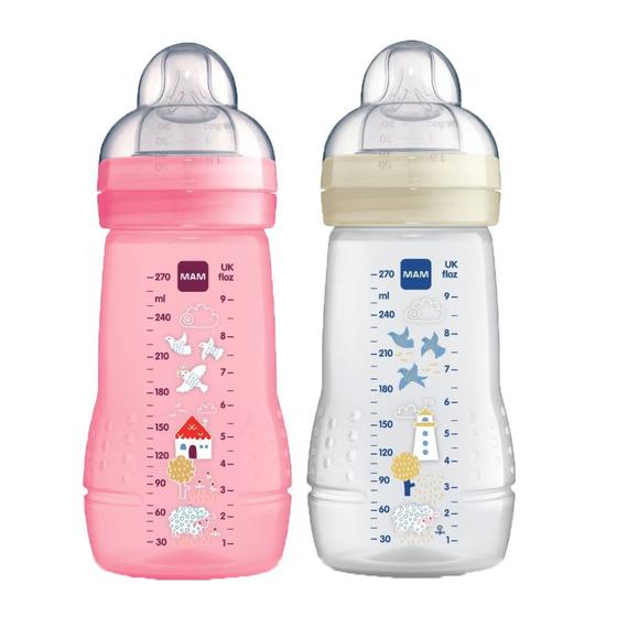 Imagem de Kit 2 mamadeira mam easy active - 270ml (2+ meses)