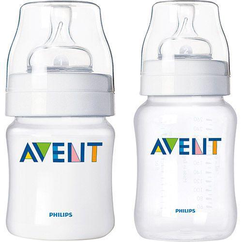 Imagem de Kit 2 Mamadeiras Anti-Cólicas Philips Avent 125ml + 260ml