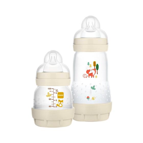 Imagem de Kit 2 Mamadeiras Easy Start Set 130/260ml Neutro - MAM