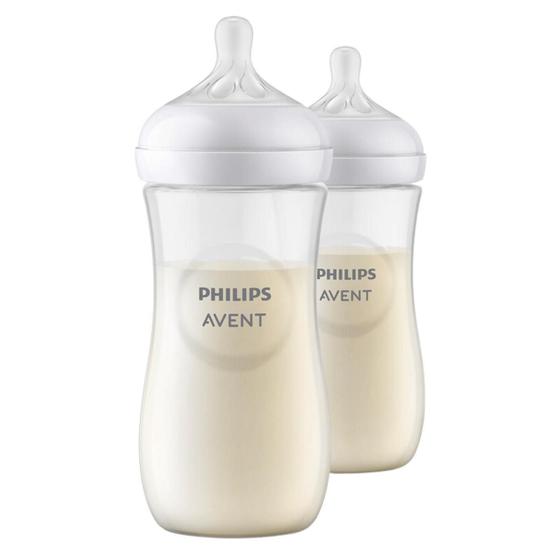 Imagem de Kit 2 Mamadeiras Pétala 330Ml Anti Vamento - Philips Avent