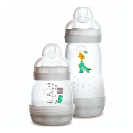 Imagem de Kit 2 Mamadeiras Recém Nascidos Easy Start 130/260ml - MAM