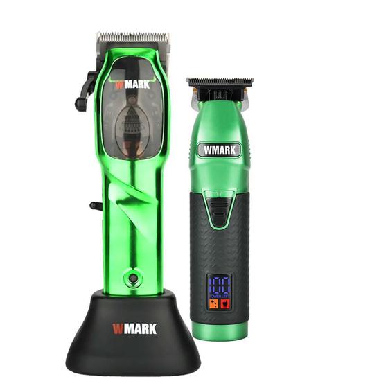 Imagem de Kit 2 Maquina Wmark Profissional NG 9003 NG 318 Verde