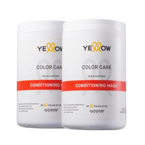 Imagem de Kit 2 Máscaras Capilar Color Care 1L - Yellow