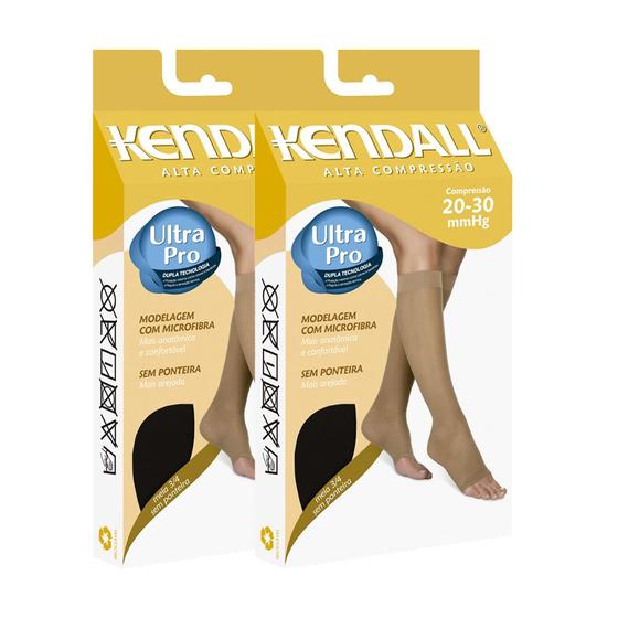 Kit 2 Meia 3/4 Kendall S/Ponteira Alta Compressão 1881 Menor preço em Kit 2 Meia 3/4 Kendall S/Ponteira Alta Compressão 1881
