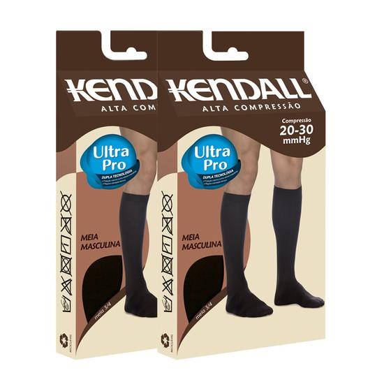 Imagem de Kit 2 Meia de Compressão Masculina Kendall 1532