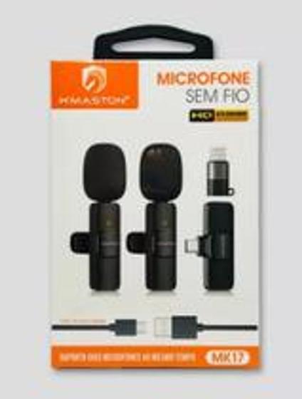 Imagem de Kit 2 Microfone Lapela Profissional 2 EM 1