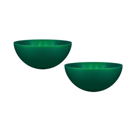 Imagem de Kit 2 Mini Bowl Verde 240Ml Plástico Premium