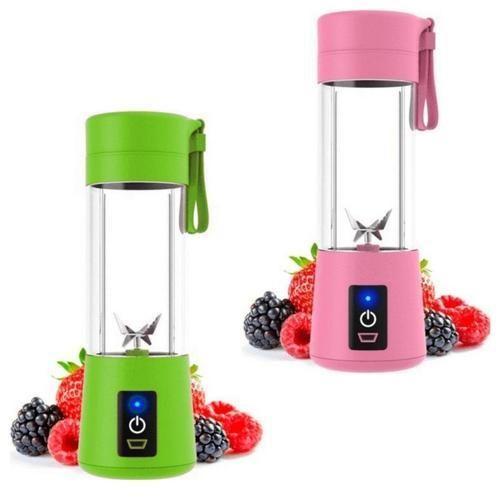 Imagem de Kit 2 Mini Liquidificador Portátil Juicer Cup 6 Lâminas Usb