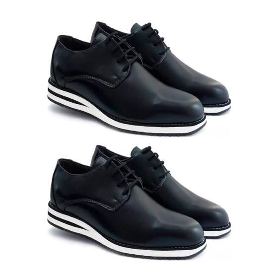 Imagem de Kit 2 Mocassim Social Oxford Masculino Legitimo Off