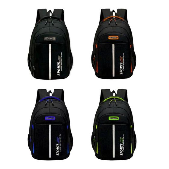 Imagem de Kit 2 Mochila Escolar Masculina Reforçada Sports Trabalho BL-1180