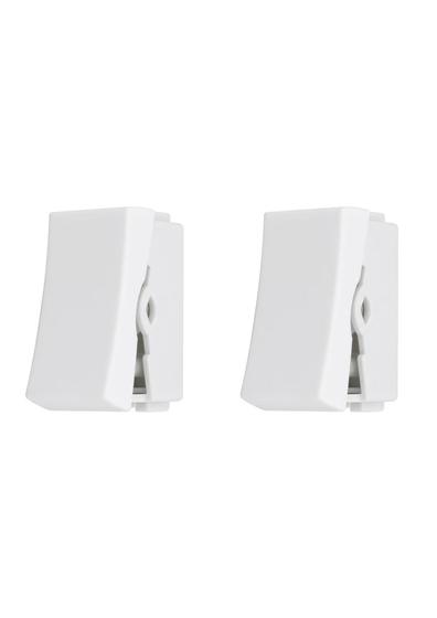 Imagem de Kit 2 Modulo Interruptor Simples Branco Steck Stella 868010