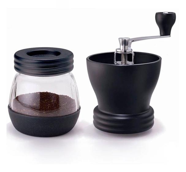 Imagem de Kit 2 Moedor De Café Manual Com Recipiente 18,5X17,5Cm