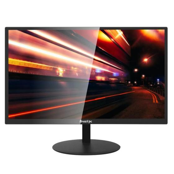 Imagem de Kit 2 Monitores Led 19 Brazilpc Bpc-19We02-B Preto