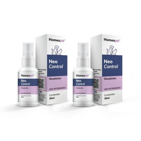 Imagem de Kit 2 Neo Control Alivia Dor Câncer Tratamento Homeopet 30ml
