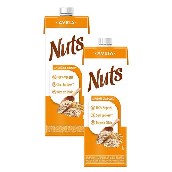 Imagem de Kit 2 Nuts Alimento com Aveia Zero 1 Litro