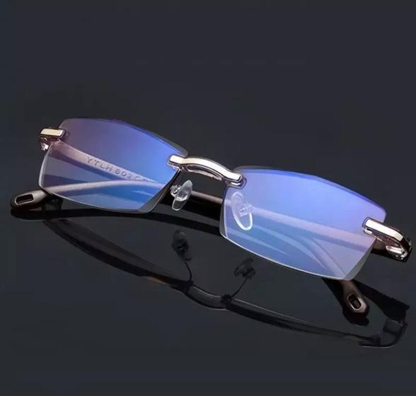 Imagem de Kit 2 Óculos De Grau Descanso P/ Leitura Moderno Filtro Azul