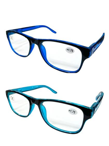 Imagem de Kit 2 Óculos Para Leitura Com Grau Cristal +1.00 Até +4.00 - REF 001