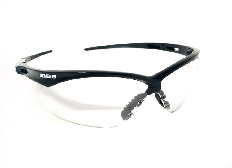 Imagem de kit 2 Óculos Proteção Nemesis Preto Lentes Incolores Esportivo VOLEY Balístico Resistente Impacto Ciclismo