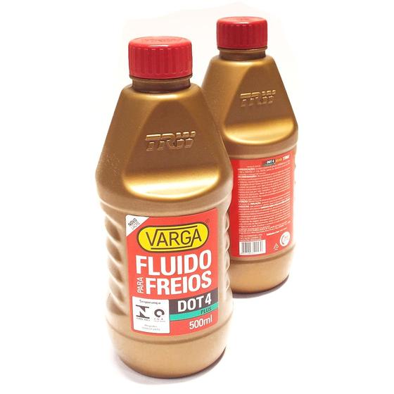 Imagem de Kit 2 Oleo Fluido De Freio Dot4 Varga 500ml Trw Onix prisma agile astra celta meriva