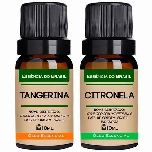 Imagem de Kit 2 Óleos Essenciais 10ml - Tangerina + Citronela