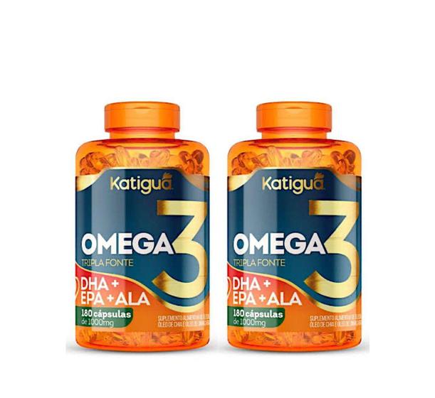 Kit 2 Omega 3 Katigua 180 Capsulas Menor preço em Kit 2 Omega 3 Katigua 180 Capsulas