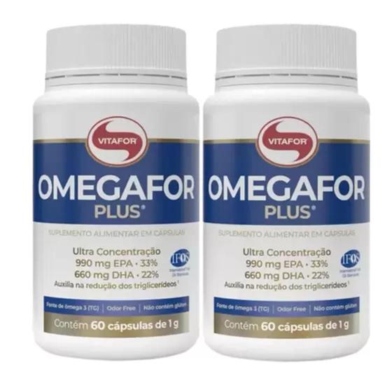 kit 2 Omegafor Plus Vitafor Ultra Concentração Omega 3 1000mg - Oferta Especial Menor preço em kit 2 Omegafor Plus Vitafor Ultra Concentração Omega 3 1000mg - Oferta Especial