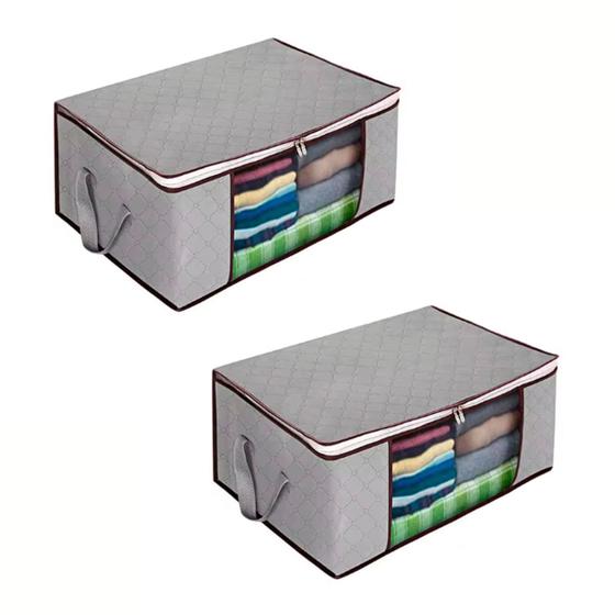 Kit 2 Organizadores Colmeia Multiuso Guarda Roupa Armário Decoração Tecido Casa Transparente Resistente Gaveta - B-max Imagem de Kit 2 Organizadores Colmeia Multiuso Guarda Roupa Armário Decoração Tecido Casa Transparente Resistente Gaveta