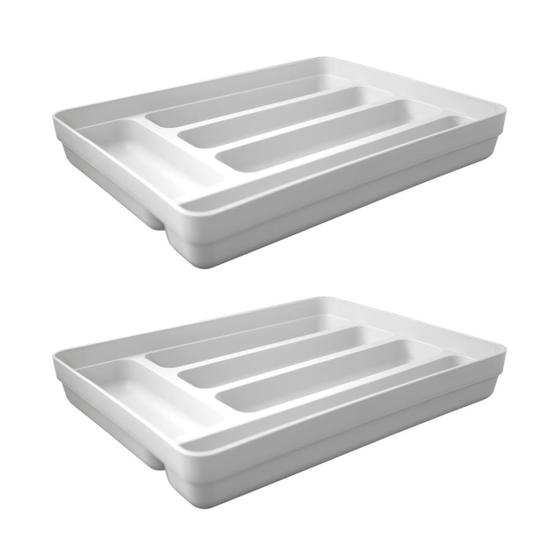 Kit 2 Organizadores de Talheres para Cozinha OL600 Logic- Ou - Ou - Martiplast Imagem de Kit 2 Organizadores de Talheres para Cozinha OL600 Logic- Ou