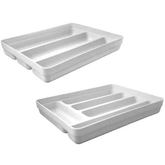 Kit 2 Organizadores Gaveta Divisor Porta Talheres Armário Cozinha Logic - Ou Imagem de Kit 2 Organizadores Gaveta Divisor Porta Talheres Armário Cozinha Logic - Ou