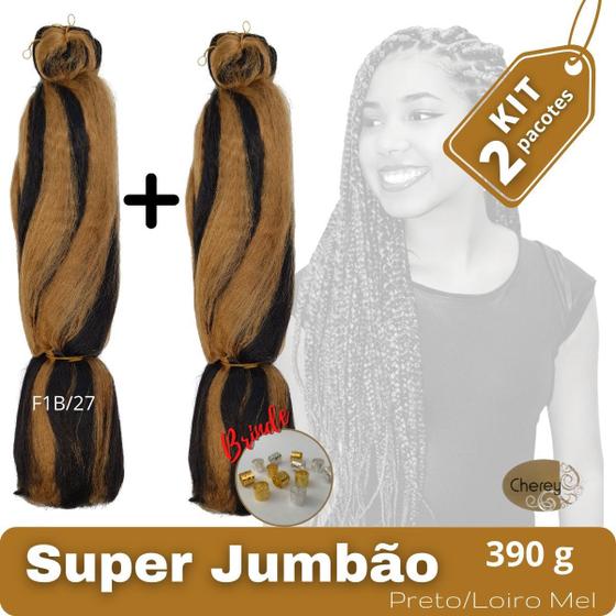 Imagem de KIT 2 Pacotes Jumbo Cherey 390g Cores Clássicas